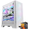 AGM store Pc Gaming RYZEN 7 7800X3D Bianco - Scheda video RTX 5070 12GB - RAM 32GB DDR5 6000mhz - Nvme 2TB Pci-E 4.0 - Dissipatore a Liquido 360mm - Wifi e Bluetooth - 750 Watt 80+ bronze - w11