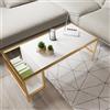 Hanah Home Modern L766, melammina, Oro Bianco, Taglia Unica