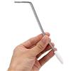 Alnicov 6MM Thread Tremolo Arm Whammy Bridge Bar Single Vibrato Rocker per chitarra elettrica Tremolo Bridge System Cromato con punta bianca