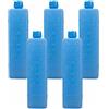 Jingyash Freezerini Ghiaccio Riutilizzabili, 5 Pezzi 200ml Mattonelle Refrigeranti per Borsa Frigo Borsa Termica Contenitore del Pranzo Refrigeratore d'aria, Elementi Refrigeranti per Campeggio Picnic Spiaggia