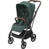 Maxi-Cosi Leona² Passeggino ultra compatto e leggero, chiusura con una mano, seduta reversibile, schienale regolabile, 3 posizioni, reclinazione completamente piatta, 0-4 anni, Essential Green