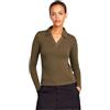G-STAR Donna Polo Top Slim, Verde scuro (wild olive D26074-D958-1866), M