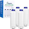 Azyvum 4 Pezzi Filtro Delonghi Macchina Caffè DLSC002 Filtro Addolcitore per Acqua Macchinas Caffè Automatiche, Ricambio Filtros Macchina Caffès della Serie ECAM, ESAM, ETAM