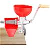 FastUU Spremiagrumi manuale, accessori da cucina per spremiagrumi di pomodoro e limone e arancia, con filtro multifunzione in acciaio inossidabile, per casa o negozio di bevande