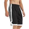 Top Tie TopTie, pantaloncini per allenamento di basket, da uomo, con tasche, bicolori, unisex, AI76714_Black-XXL, Nero , XXL