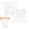 Fllyvly Rete da Basket di Ricambio Resistente a Tutte le Condizioni Meteo, Compatibile con Canestri Standard, per Uso Interno ed Esterno, 12 Passanti, canestro netball Tecnologia Anti-Whip (1PCS)