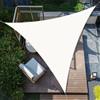 SUNNY GUARD Vela ombreggiante Impermeabile 5x5x5m Tenda a Vela Triangolare,Tenda da Sole per Esterno Protezione Raggi UV per Giardino Esterno terrazza, Crema