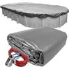 Robelle 331824-4 Telo invernale per piscine fuori terra ovali, 5,5 x 7,3 m, 06 - Platino