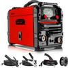 DEKO Elettrodo Saldatrice Inverter Stick/Lift MIG: DEKO 220V 135Amp MIG/Lift TIG/Stick 3-in-1 Saldatrice IGBT Inverter Set portatile per proprietari di case e appassionati del fai da te