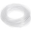 sourcing map Tubo in silicone, diametro interno 2,3 mm x diametro esterno 3,3 mm, lunghezza 5 m, tubo flessibile in puro silicone trasparente, ad alta temperatura, per birra domestica, acquaponica,