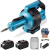 Aisny 21V Trivella di Scarico Elettrica, Sonda Sturatubi per Stura Lavandini e Scarichi con 2 Batterie da 2600mAh e Spirale di Pulizia Macchina per Pulizia Tubi Lunga 7m per Diametro del Tubo 35-100mm