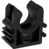 AERZETIX - Set di 10 morsetti per fissaggio a parete per tubi Ø16 mm | Supporti guida in plastica resistente | Per impianti idraulici, elettrici, riscaldamento, fai da te