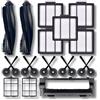 JoyBros Replacement Parts Compatible for Shark ION Robot R85 RV850 RV761 S86 S87 S88 R71(RV700_N) R72(RV720_N) R75(RV750_N) AV751/752/753 Accessories Sweep/Main Roller Brush Filter Roller Protector