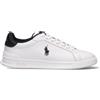POLO SPORT POLO RALPH LAUREN Sneaker donna bianca/nera in pelle