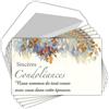 Afie C5268 - Confezione da 5 biglietti per auguri di compleanno, formato 135 x 85 mm, con 5 buste bianche, motivo: rami di albero, foglie autunnali