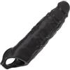 BDSMYEE 28 CM Manicotto per Pene, Guaina Fallica con Anello Testicolo, Prolunghe per il Pene Riutilizzabile Coppie Sesso Giocattolo Erotico per Uomini (Nero)