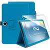 Heioloo Custodia per OPPO Pad SE/OnePlus Pad Lite 11.0 2025 Cover in Pelle Case, + [1 Pezzi] Vetro Temperato Pellicola Protettiva [Auto Svegliati/Sonno][Supporto Funzione ] [Anti-Scratch] Blu