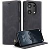 Monweicz Cover Compatibile con Redmi Note 13 Pro 4G, Custodia Portafoglio con Slot per Scheda, Protezione Completa Premium in Pelle PU, Flip Libro Magnetica Redmi Note 13 Pro 4G, Nero