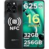 DOOGEE Note 58 Pro Smartphone Android 16, 32GB+256GB/TF 2TB Cellulari, 6250mAh Telefono Cellulare, 6.75 90Hz Octa-Core Telefoni, 16MP+8MP/Fingerprint/Face ID/4G Dual SIM/Widevine L1/OTG/Tipo-C/NFC