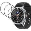 GEEMEE per Samsung Galaxy Watch 8 Classic 46mm Vetro Temperato, 3 Pack Durezza 9H Copertura Completa Protezione Schermo Vetro Temperato Anti Graffi Protector - Trasparente