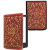 kwmobile Custodia eReader Compatibile con Pocketbook Verse/Pro/Color/Vivlio Light Cover - eBook Reader Flip Case - giallo/arancione/rosso - C'era una volta