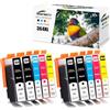 Starlet24 10x 364XL Cartucce Compatibili con HP 364 364 XL per HP Photosmart 5520 5510 5520 5524, Deskjet 3520, Officejet 4622 4622 6520 5515 7520