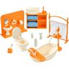 YUNHENTONG Mobili Casa Bambole, Miniature Oggetti Natale, Accessori Casa Bambole Mobili in Miniatura, Mini Accessori da Bagno per Decorazione Casa Bambole, Mini Bagno, Micro Paesaggio Fai-Da-Te