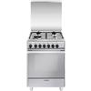 GLEM GAS S.P.A. Glem Cucina Gas con Forno Elettrico U664MI Inox