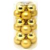 COM-FOUR® 24x Palle di Natale, palline di Natale in vero vetro per Natale, decorazioni per l'albero di Natale, Ø 6 cm