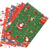 ARKRAFT 6 fogli carta da regalo natale natalizio formato 90 x 65 cm carta FSC confezione senza plastica (Nat8)