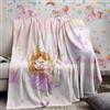 WZXGHE Coperta Unicorno,rosa cartoon unicorn ragazze coperta, morbida e calda flanella coperta,regalo per ragazze (Unicorno-B, 130x150cm)