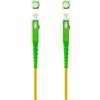 Blendend Cavo in fibra ottica monomodale SC/APC-SC/APC 50m LSZH giallo per reti ad alta velocità e trasmissione dati sicura.