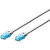Digitus DK1512010WH Cavo Rete UTP Categoria 5E, Cat-5e - 1 m, Cavo patch - U-UTP - PVC - CCA