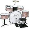 Bontempi | BeatFusion Pro: Batteria Premium con Grancassa Potente e Set Completo di Percussioni, Marrone, 700x400x800 mm