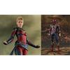 Bandai NUOVO Bandai S.H. Figuarts Captain Marvel Avengers Endgame & Iron Spider SET ...