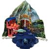 Takara Tomy NUOVO Takara Tomy Ania Jurassic World Survival Camp Battle Mountain dal Giappone