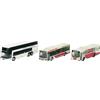 Takara Tomy NUOVO set 3 Takara Tomytech The Bus Collection Kanto Bus 90th Anniversary