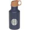 LÄSSIG Bottiglia per bambini in acciaio inox senza BPA 500ml per l'asilo, a prova di perdite, con tappo per lo sport/Bottle Stainless Steel Little Gang Smile navy