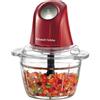 Russell Hobbs Mini tritatutto elettrico [contenitore in vetro con coperchio] Desire Red (500 ml, trita verdure, mixer, trituratore multiuso e universale per verdura, frutta e carne) 24660-56