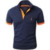 Glestore MT1030 - Polo sportiva da uomo, taglia M, L, XL, XXL Bleu Foncé XL