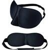 PARENCE - Set di 2 maschere per dormire - Maschera da notte con rinforzo e tacca per il naso - Maschera comfort in pile - 23 x 9 cm