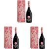 Bottega Il Vino Dell'Amore Petalo Moscato Spumante Dolce con Astuccio - 750ml (Confezione da 3)
