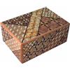 Hakone Maruyama Bussan Hakone Yosegi 14 Steps Gimmick Japanese Puzzle Box Scatola Segreta in Legno d...