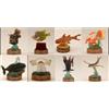 Kaiyodo World Museum libro stereoscopico tutti gli 8 tipi set completo figure...