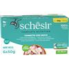 Schesir Gatto Lattina In Jelly Multipack Adulto Tonnetto & Orata Cf. (6X50) Gr