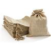 Homealexa Sacchetti Iuta Portaconfetti Set 24 Pezzi Bustine per Confetti Bomboniere 15X20cm Sacchettini Juta per Confetti Caramelle Regalo Matrimonio Natale Festa Regali per Ospiti