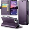 Rerzoiro Cover per Apple iPhone 16e Custodia Portafoglio [Blocco RFID] Premium Pelle PU Wallet Case Flip Libro con Porta Carte Slot Supporto Flip Case per iPhone 16e, Viola