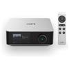 WiiM Amp Ultra con Voice Remote 2 | Amplificatore Streaming 100W con DAC ESS ES9039Q2M e Doppi Amplificatori TI TPA3255 | EQ RoomFit e Touchscreen Integrati | Ingressi HDMI ARC, Ottici e RCA | Argento