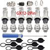 RUNCCI-YUN 6Pcs GX12-2Pin Aviazione Spina, 5A Aviazione Connettore Spina, Maschio Femmina Plug Metallo 12mm Connettore Pannello Presa Spina, con Gomma Protettore Berretto e Phillips Cacciavite