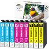 Starlet24 9x 603XL Colori Cartucce per Epson 603XL 603 XL Ciano Magenta Giallo per Epson Expression Home XP-2100 XP-2105 XP-3100 XP-3105 XP-4155 Workforce WF-2810 WF-2830 WF-2850